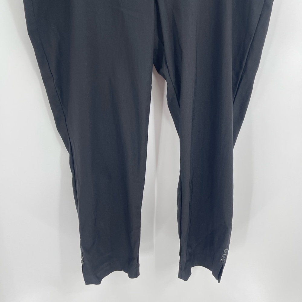 Chicos women’s pull on black rayon nylon spandex trousers pants size 4R size 20 - Picture 4 of 13